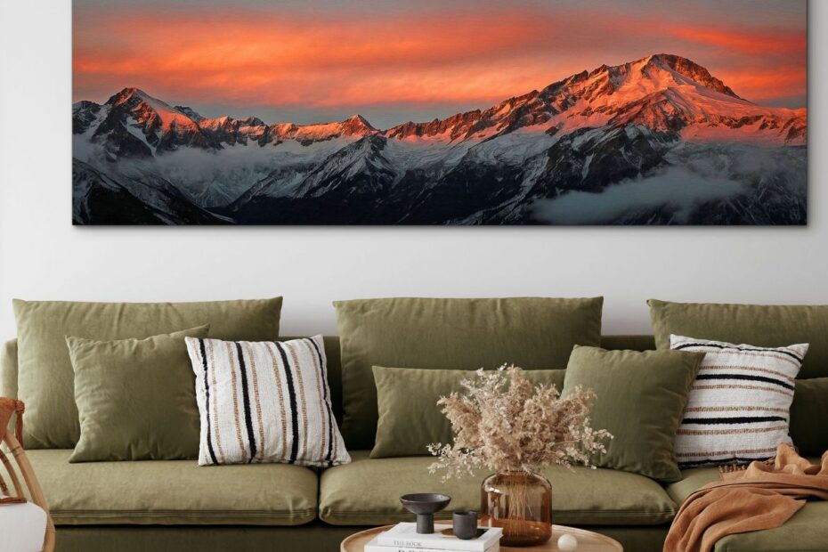 Mountains modern paintings for the bedroom