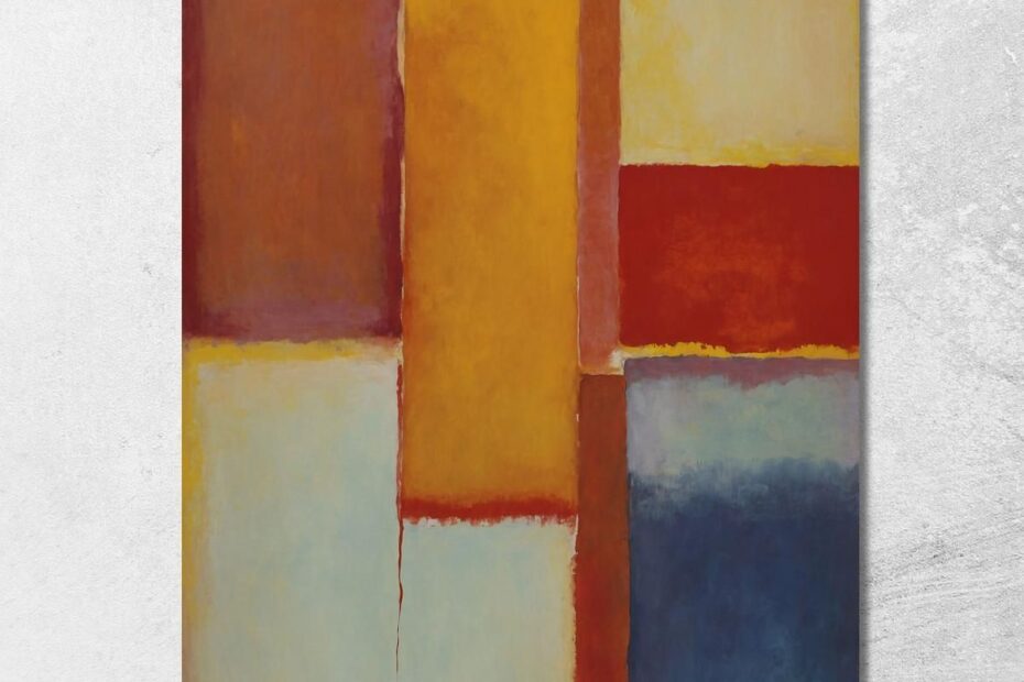 rothko style wall art