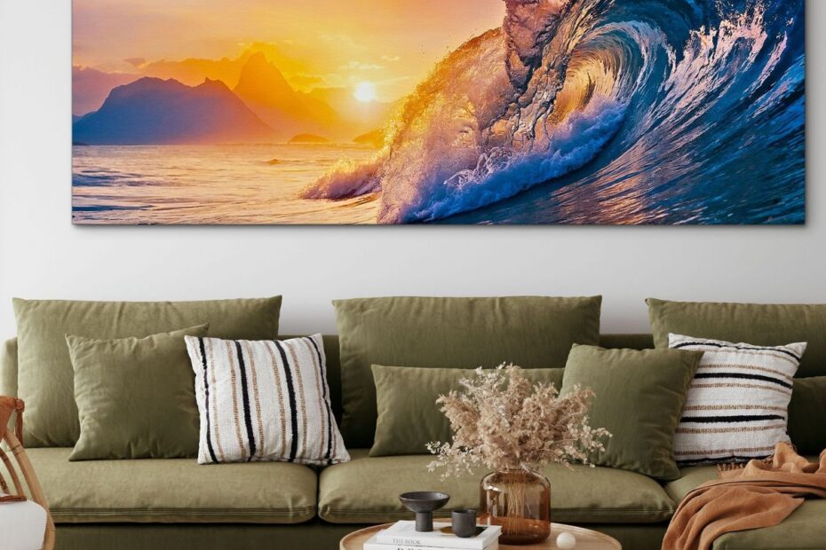 horizontal sea prints