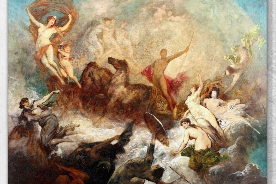 Hans Makart decorative paintings